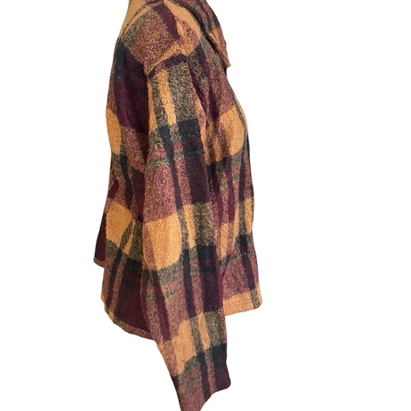 Paul Harris Design SPORT Zip-Up Plaid Jacket – Women’s (Bouclé Fleece) - Picture 4 of 9